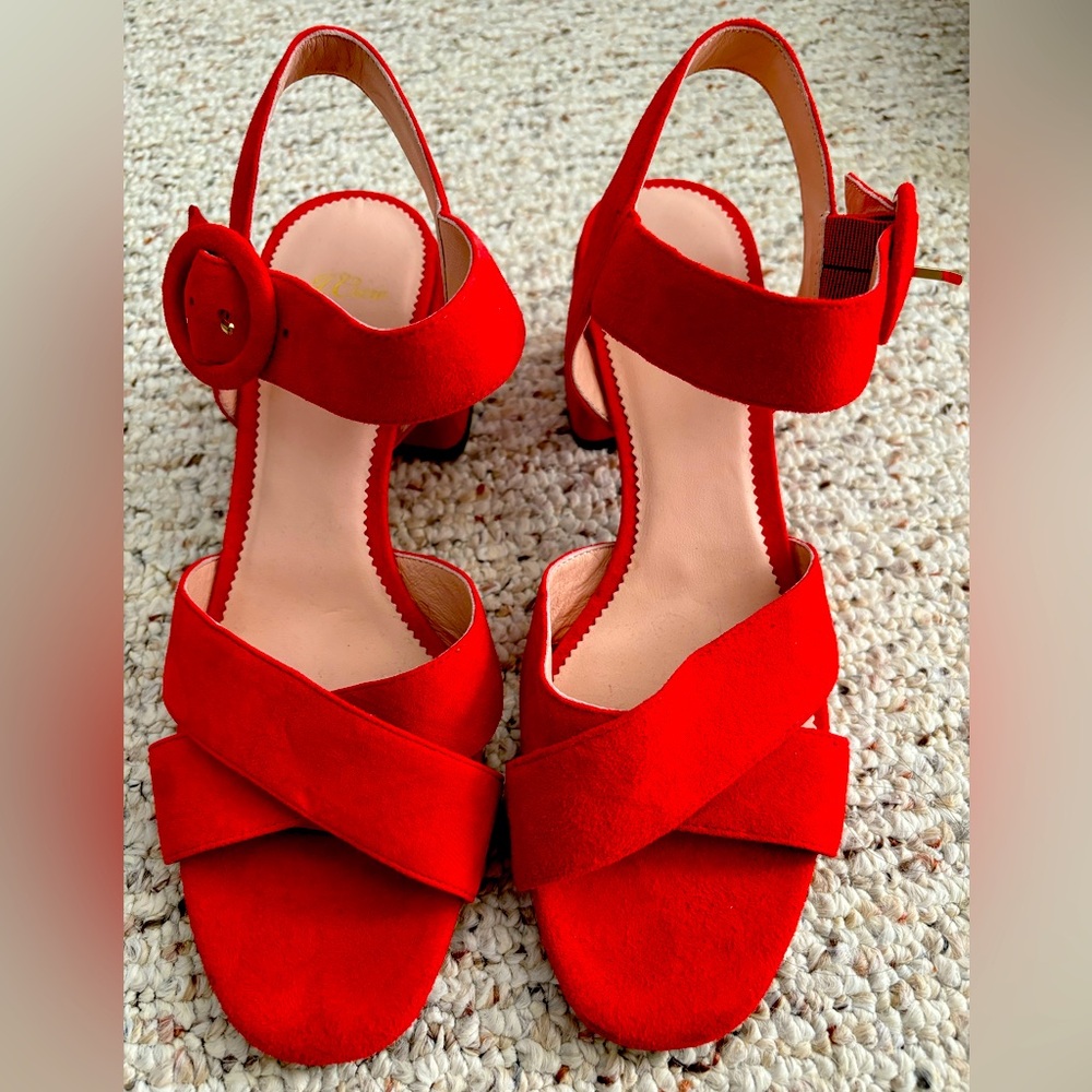 Beautiful red sandals